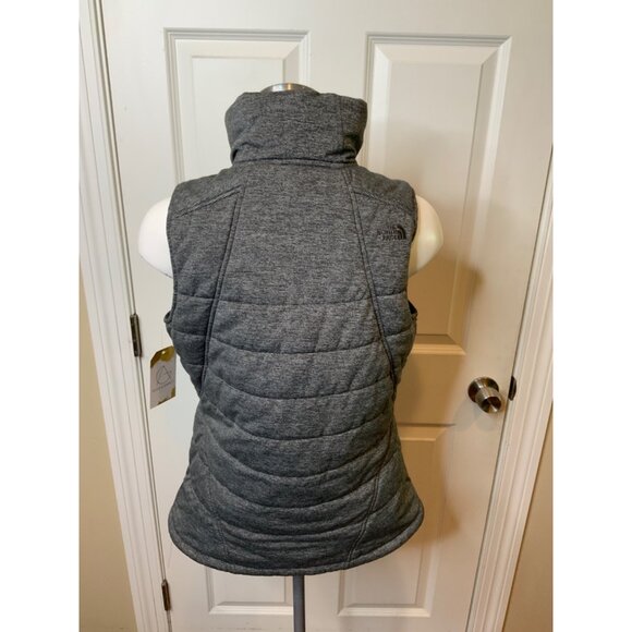 The North Face Gray Heathered Zip-Up Vest W/ Pockets, Size Medium - Picture 5 of 7